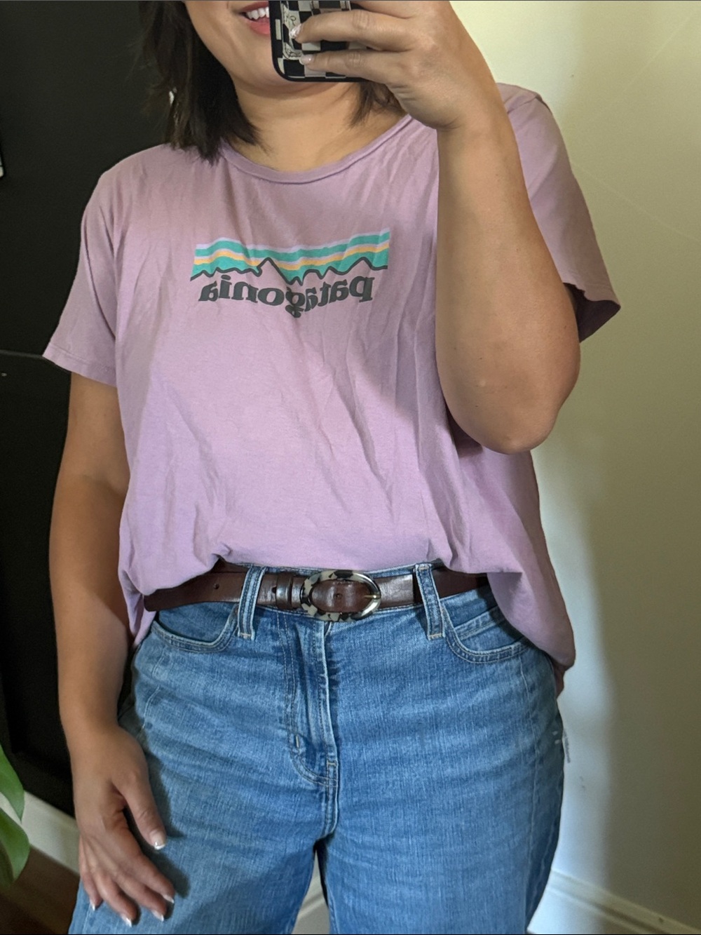 Patagonia Pastel P-6 Logo Organic Crew T-Shirt. Size XL